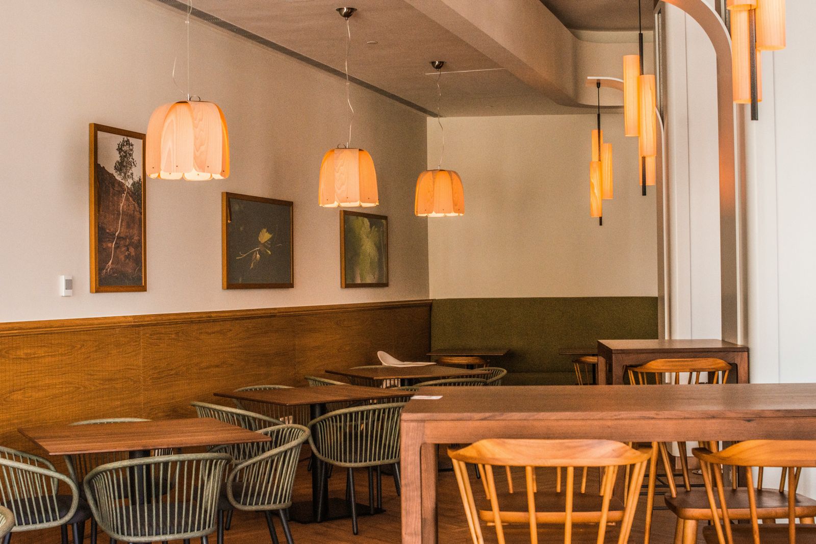 Interior space designed to encourage footfall and lingering
